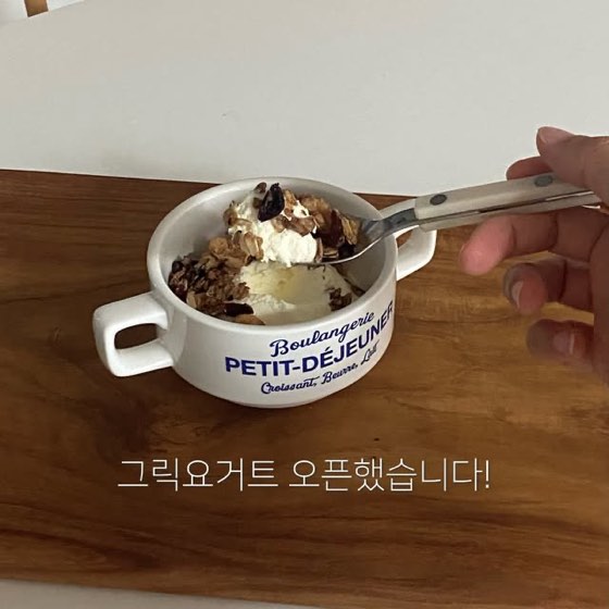 그릭요거트 오픈했습니다